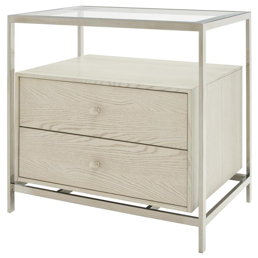 Paradox Nightstand w/Glass Top  alternate image, 5 of 11 images.