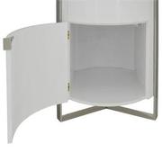 Eliza White Bar Cabinet  alternate image, 9 of 9 images.