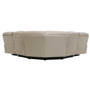 Cody Cream Leather Power Reclining Sectional with 5PCS/2PWR  alternate image, 4 of 7 images.