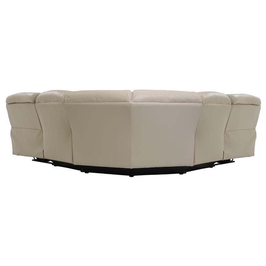 Cody Cream Leather Power Reclining Sectional with 5PCS/2PWR alternate image, 4 of 7 images.