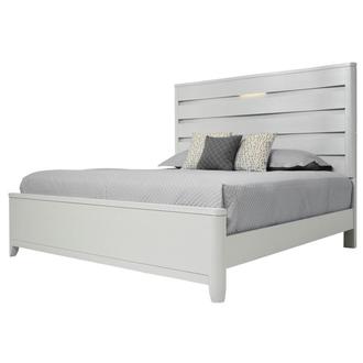 Contour White Queen Panel Bed