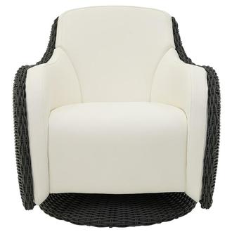 Luxor Gray Swivel Accent Chair