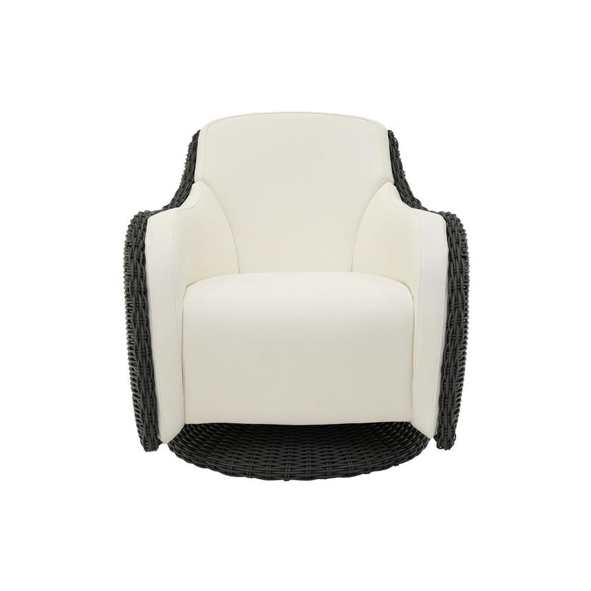 Luxor Gray Swivel Accent Chair El Dorado Furniture