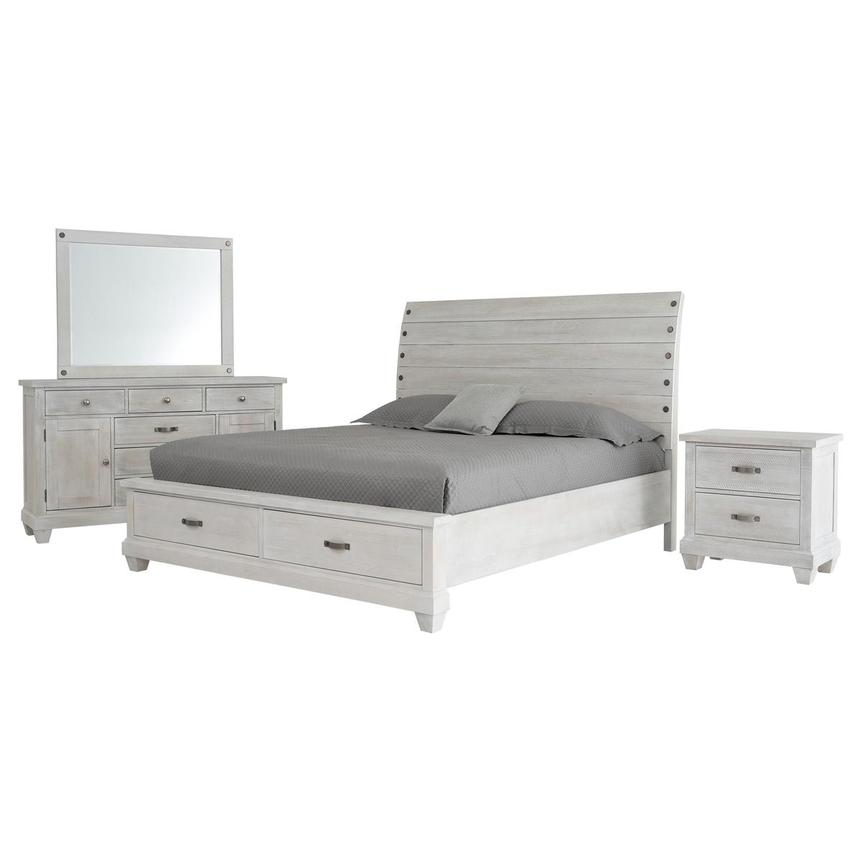 Hamilton White 4-Piece King Bedroom Set  main image, 1 of 6 images.