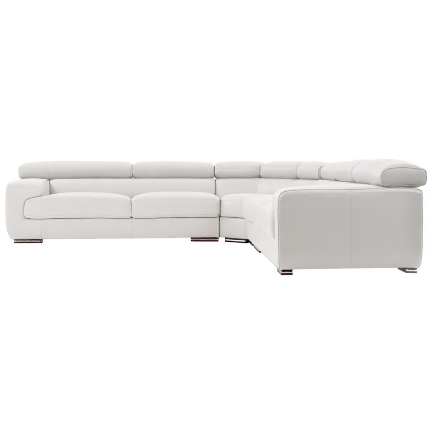 Grace White Leather Sectional Sofa El Dorado Furniture My XXX Hot Girl