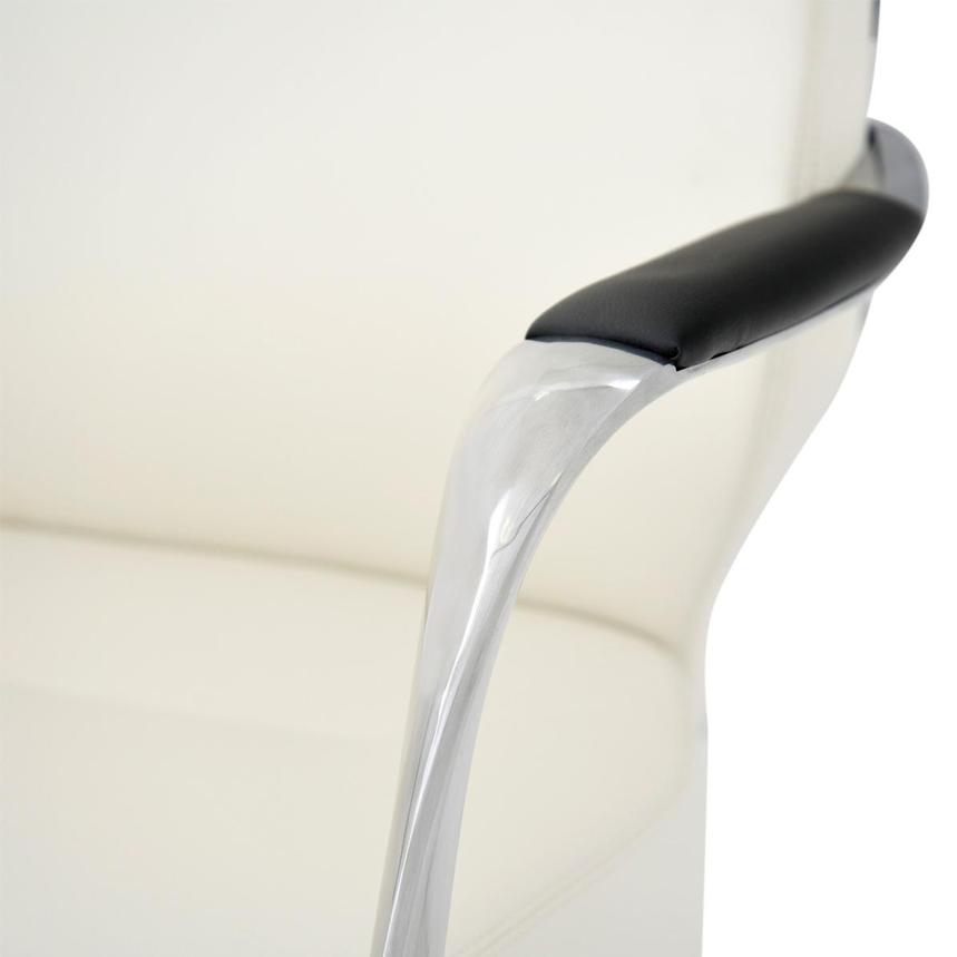 Yoshi White High Back Desk Chair alternate image, 7 of 8 images.
