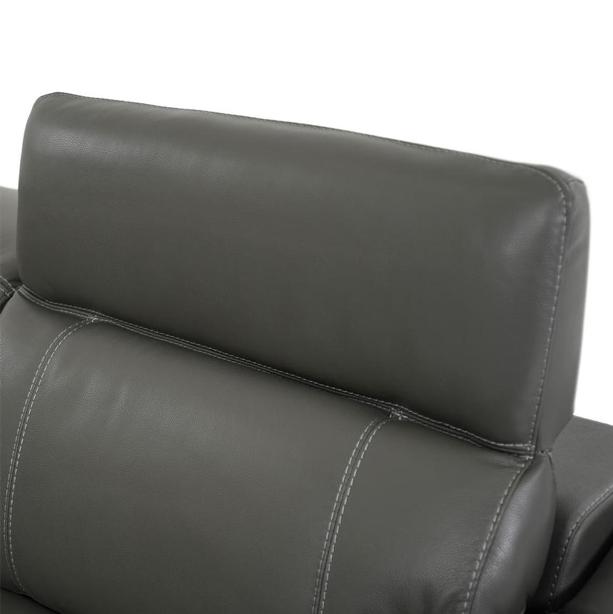 Austin Dark Gray Home Theater Leather Seating with 5PCS/3PWR  alternate image, 7 of 12 images.