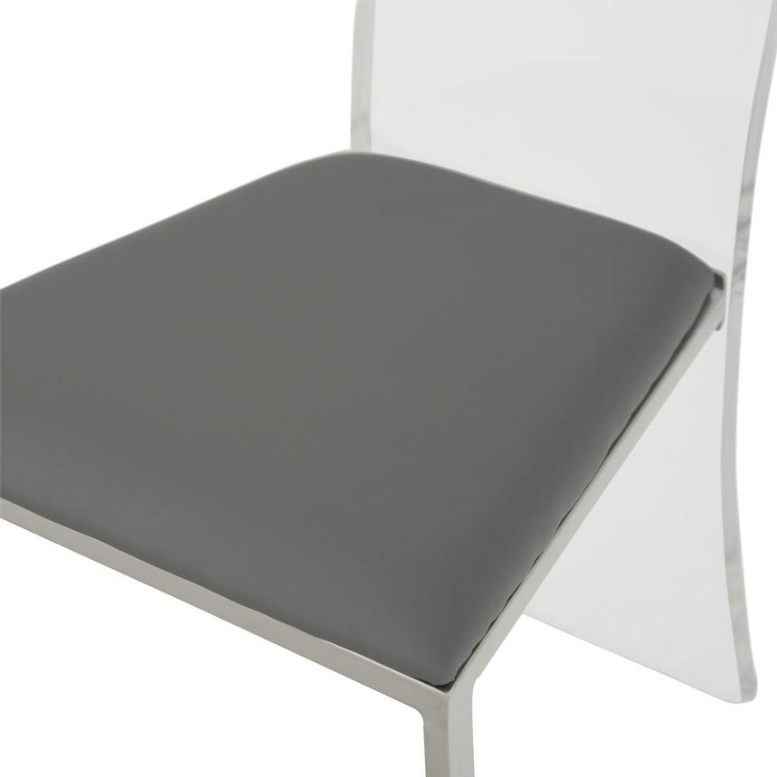 Layra Gray Side Chair  alternate image, 6 of 6 images.