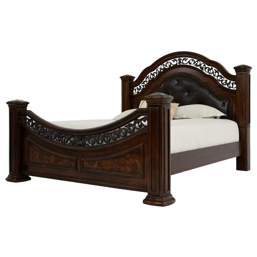 Opulence Upholstered King Panel Bed  main image, 1 of 7 images.