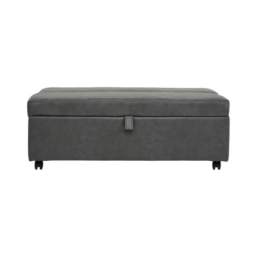Pressley II Gray Twin Ottoman Bed w/Casters  main image, 1 of 9 images.