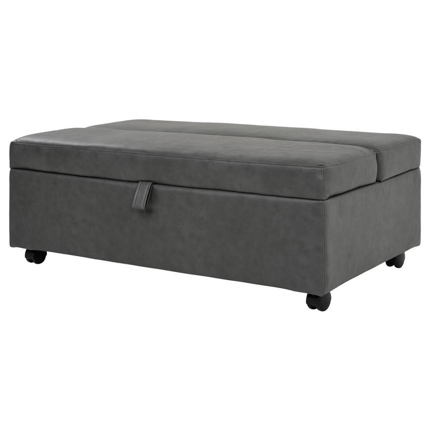 Pressley II Gray Twin Ottoman Bed w/Casters El Dorado Furniture