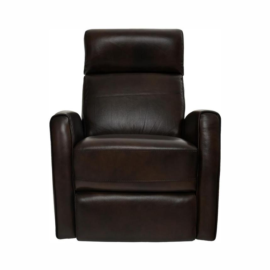Lucca Brown Leather Power Recliner El Dorado Furniture