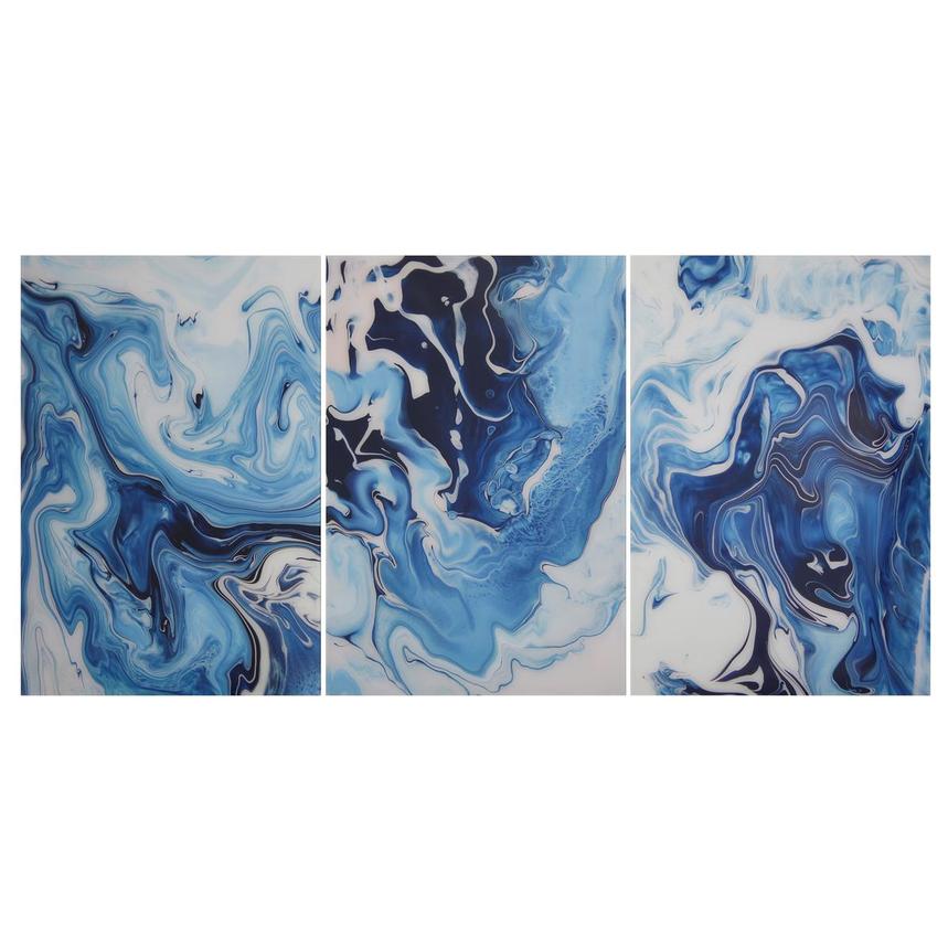 Azure Set of 3 Acrylic Wall Art El Dorado Furniture