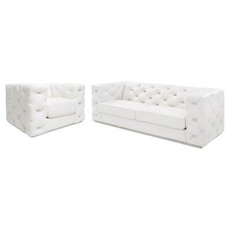 Alegro White Living Room Set