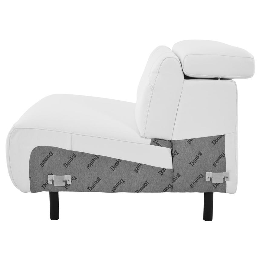 Anchi White Armless Chair  alternate image, 3 of 5 images.