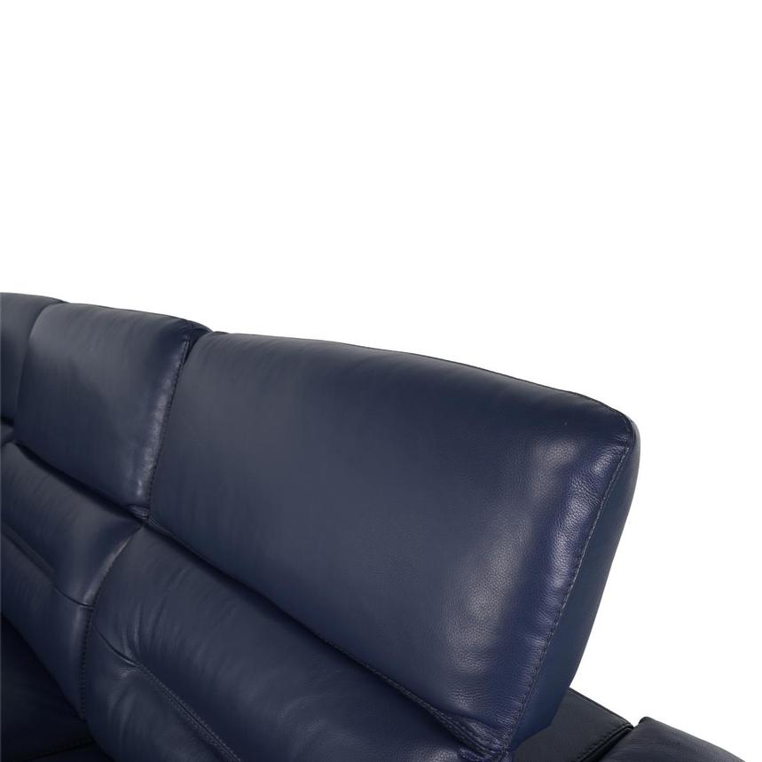 Anabel Blue Home Theater Leather Seating with 5PCS/2PWR  alternate image, 5 of 8 images.