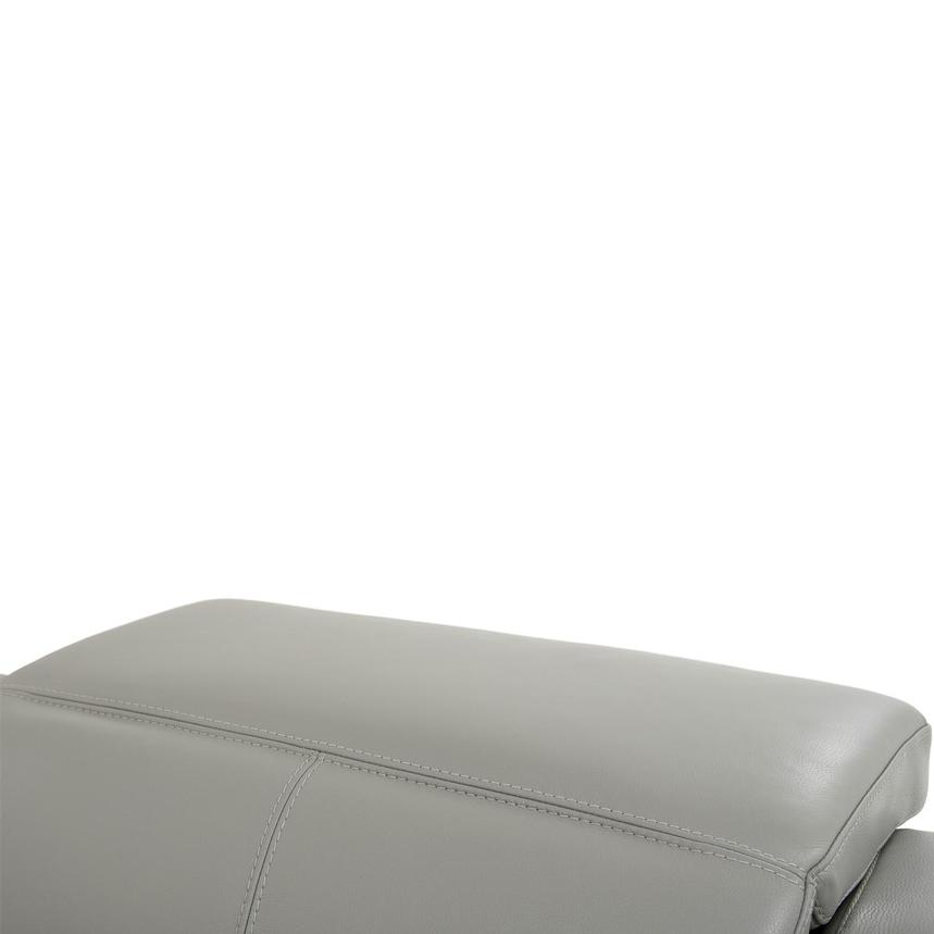 Davis 2.0 Silver Home Theater Leather Seating with 5PCS/2PWR  alternate image, 7 of 11 images.