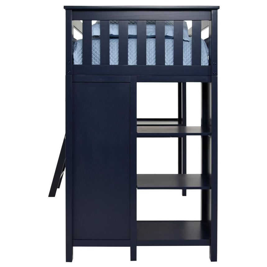 Haus Blue Twin Loft Bed w/Desk & Chest  alternate image, 7 of 14 images.