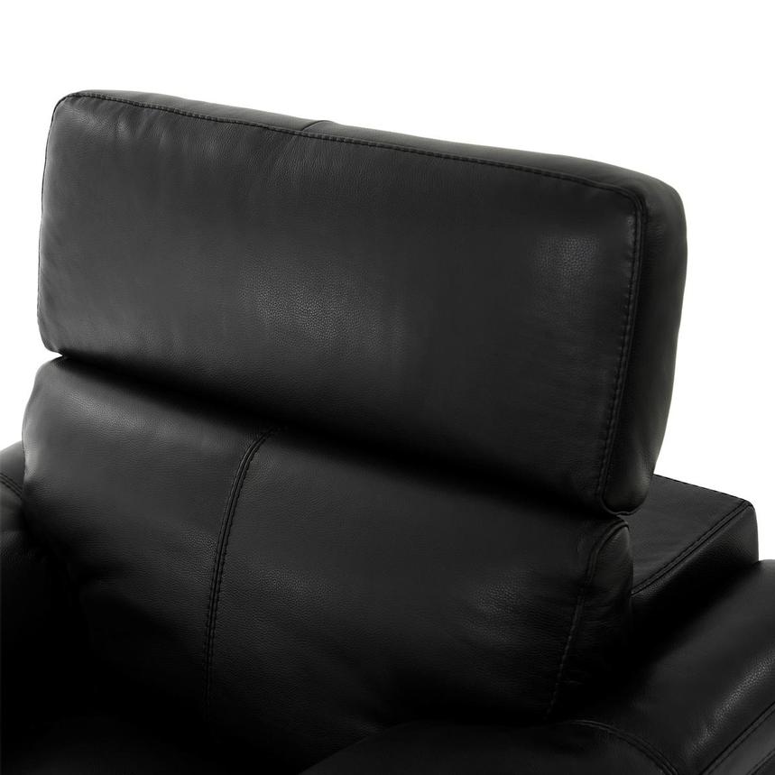 Charlie Black Leather Power Recliner  alternate image, 6 of 12 images.