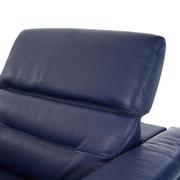 Anabel Blue Leather Power Reclining Sectional  alternate image, 5 of 11 images.