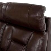 Gio Brown Leather Power Reclining Sofa  alternate image, 7 of 18 images.
