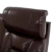 Gio Brown Leather Power Reclining Sofa w/Console  alternate image, 7 of 15 images.