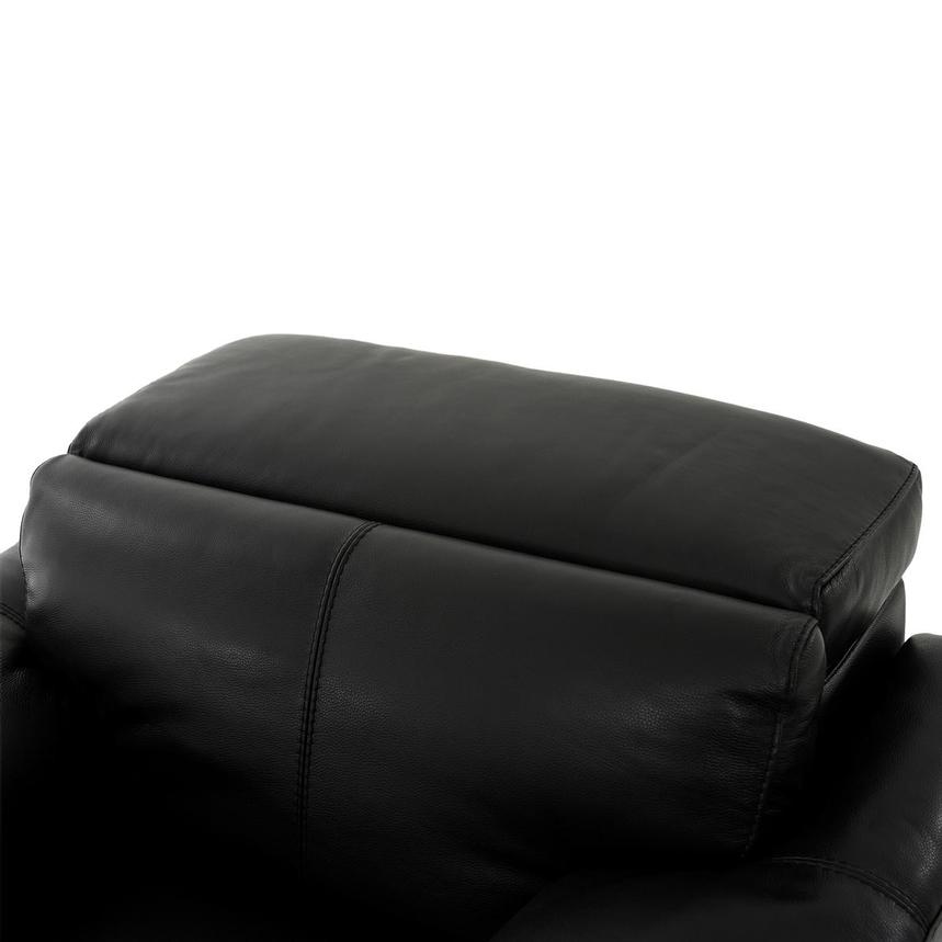 Charlie Black Leather Power Recliner alternate image, 7 of 12 images.