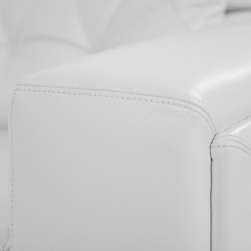 Anchi White Leather Power Reclining Sectional with 5PCS/3PWR  alternate image, 7 of 11 images.