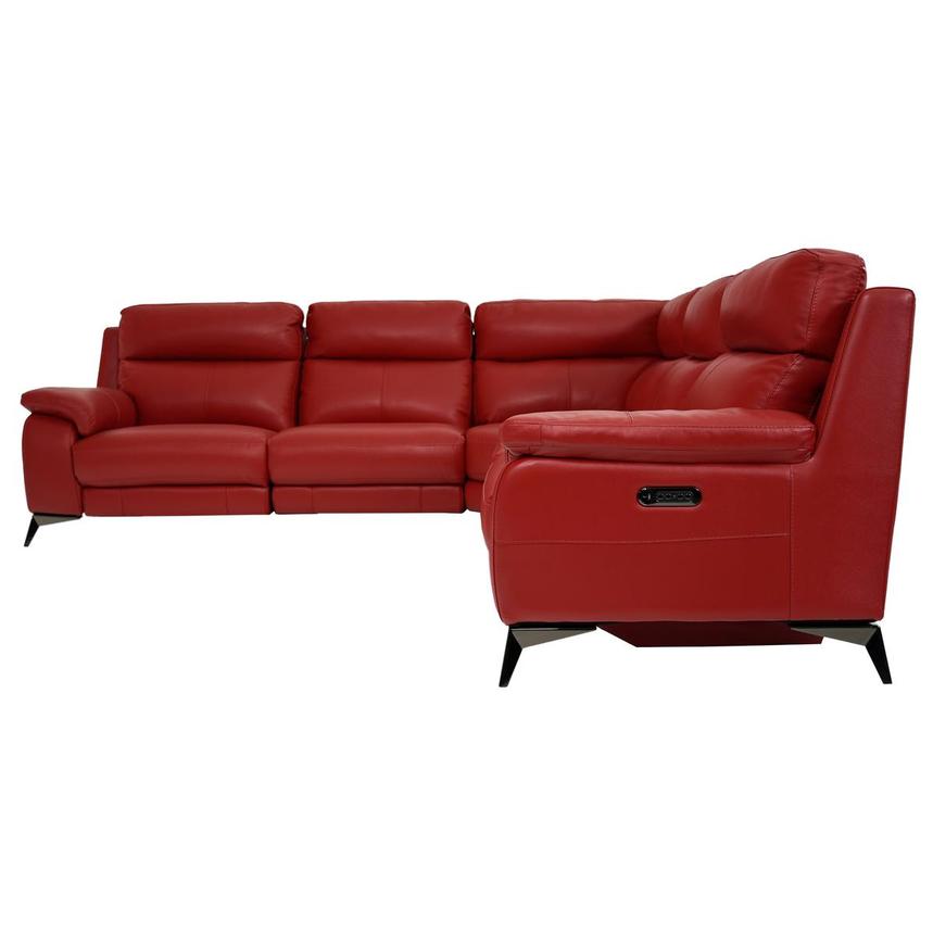 Barry Red Leather Power Reclining Sectional El Dorado Furniture - Red Leather Sectional Sofa With Recliners Barry Red Leather Power Reclining Sectional El Dorado Furniture - Red Leather Sectional Sofa With Recliners