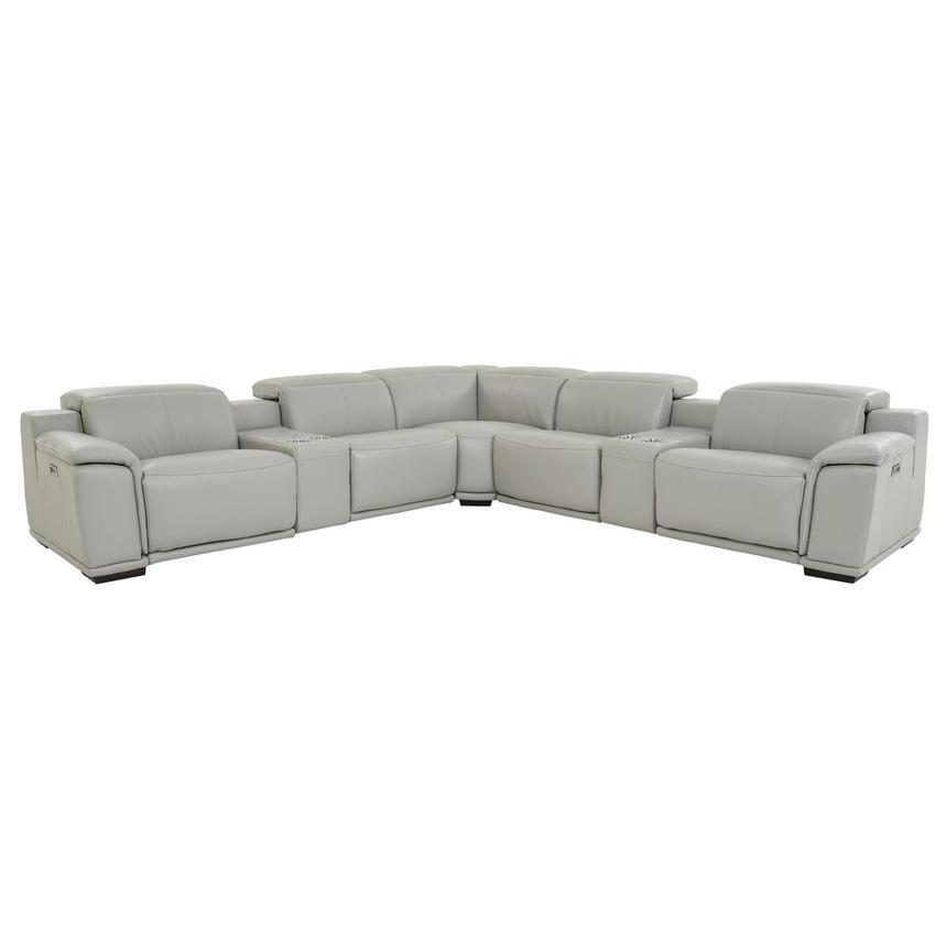 Light Grey Reclining Sectional Off 50, Modern Light Grey Leather Sectional Sofa With Electric Recliner Gray