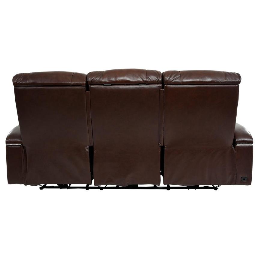 Gio Brown Leather Power Reclining Sofa alternate image, 5 of 18 images.