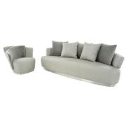 Petal Gray Living Room Set  main image, 1 of 4 images.