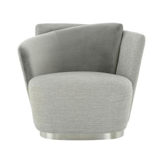 Petal Gray Accent Chair