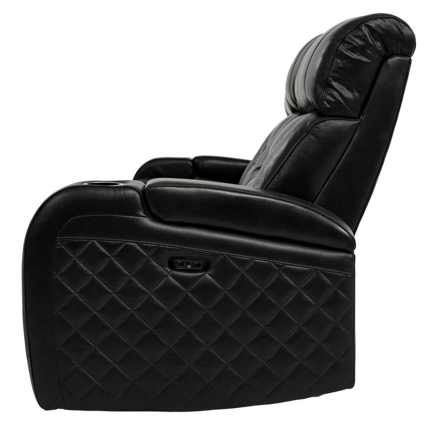 Gio Black Leather Power Reclining Sofa alternate image, 4 of 18 images.