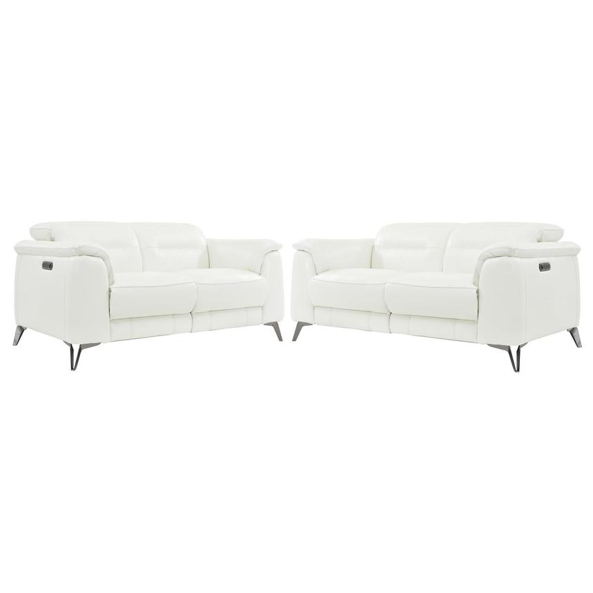 Anabel White 2-Piece Living Room Set  main image, 1 of 3 images.