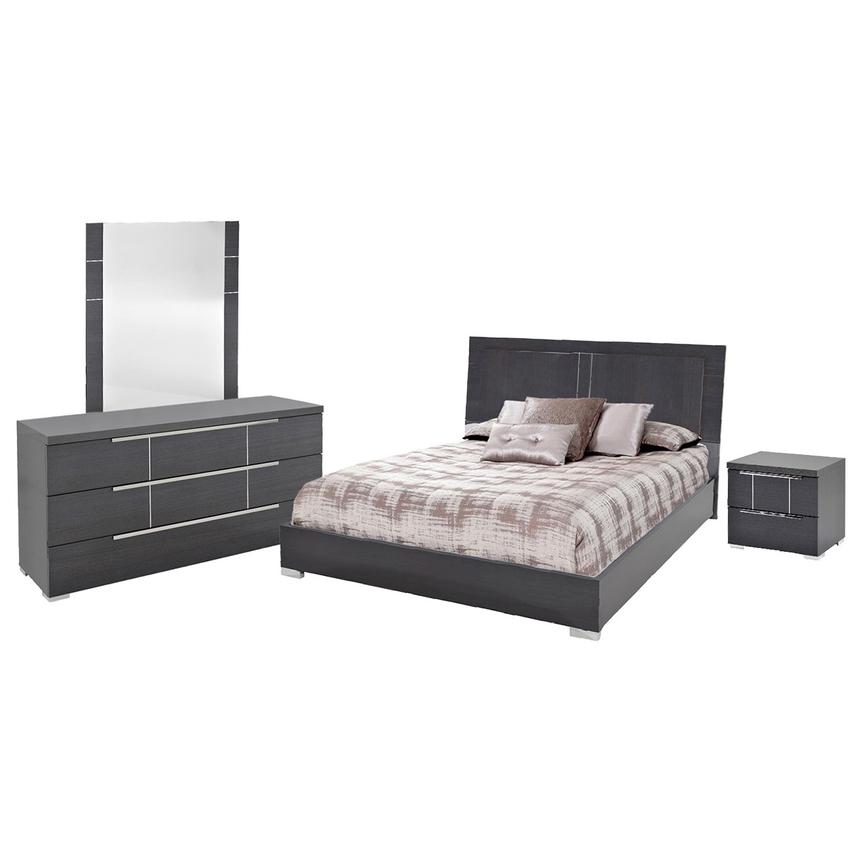 Valery 4-Piece Queen Bedroom Set  main image, 1 of 6 images.