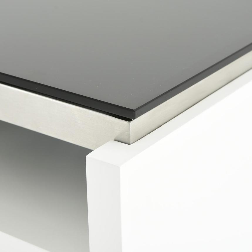 Teire White Electric Fireplace w/Cabinets  alternate image, 5 of 15 images.