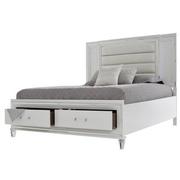 Stephanie White King Storage Bed  alternate image, 3 of 9 images.
