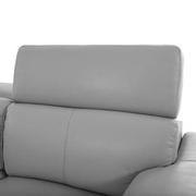 Charlie Light Gray Leather Power Reclining Sofa  alternate image, 6 of 12 images.