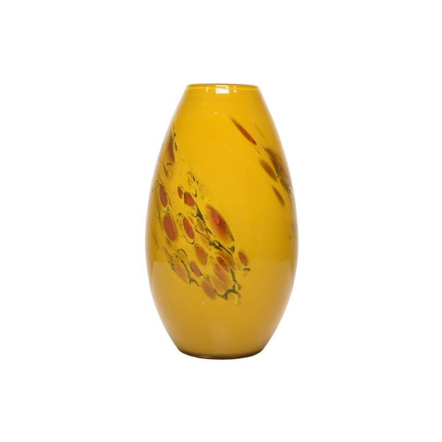 Splash Yellow Small Glass Vase  main image, 1 of 4 images.