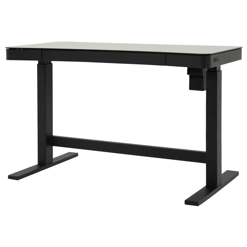 AshFord Black Standing Desk | El Dorado Furniture