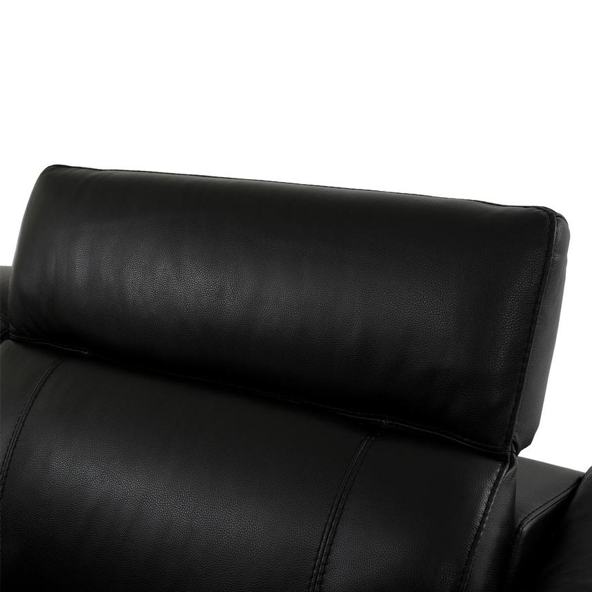 Austin Black Home Theater Leather Seating with 5PCS/2PWR  alternate image, 6 of 11 images.
