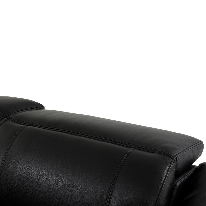Austin Black Leather Power Reclining Sectional with 5PCS/2PWR  alternate image, 6 of 8 images.