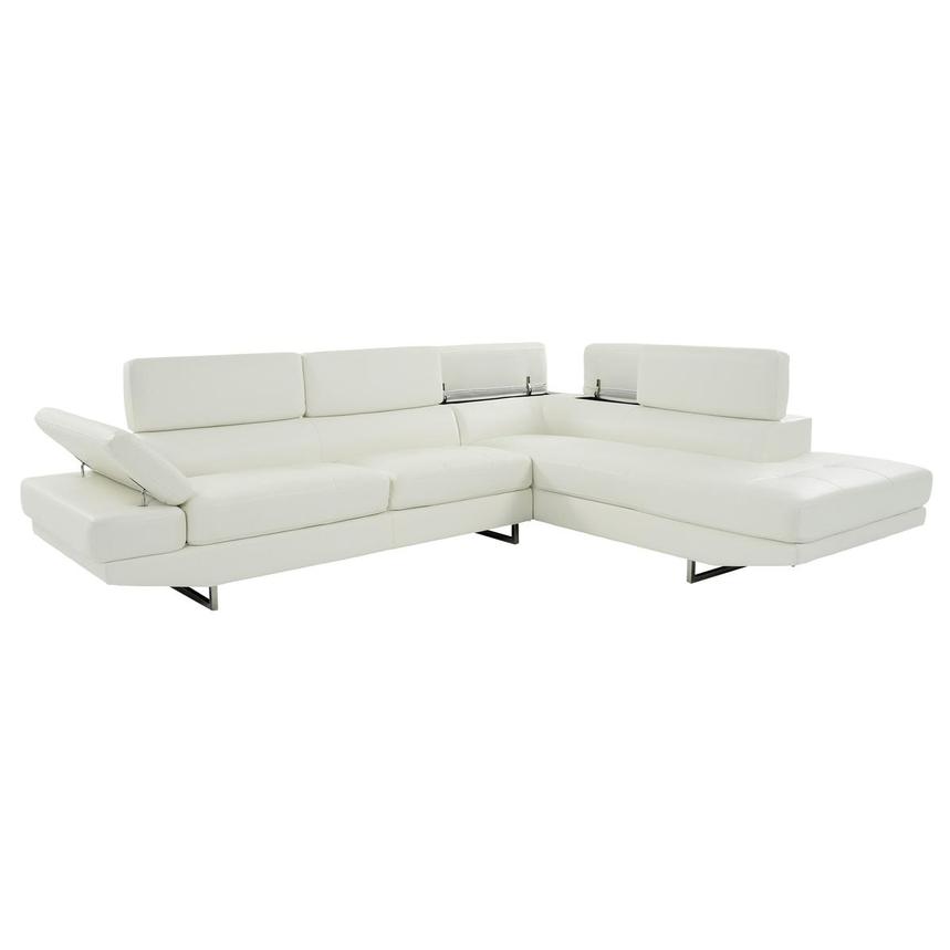 Tahoe White Corner Sofa w/Right Chaise  alternate image, 2 of 14 images.