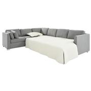 Vivian Sectional Sleeper Sofa w/Right Chaise  alternate image, 3 of 11 images.