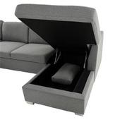 Vivian Sectional Sleeper Sofa w/Right Chaise  alternate image, 8 of 11 images.