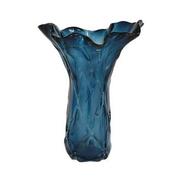 Mahle Blue Glass Vase  main image, 1 of 5 images.