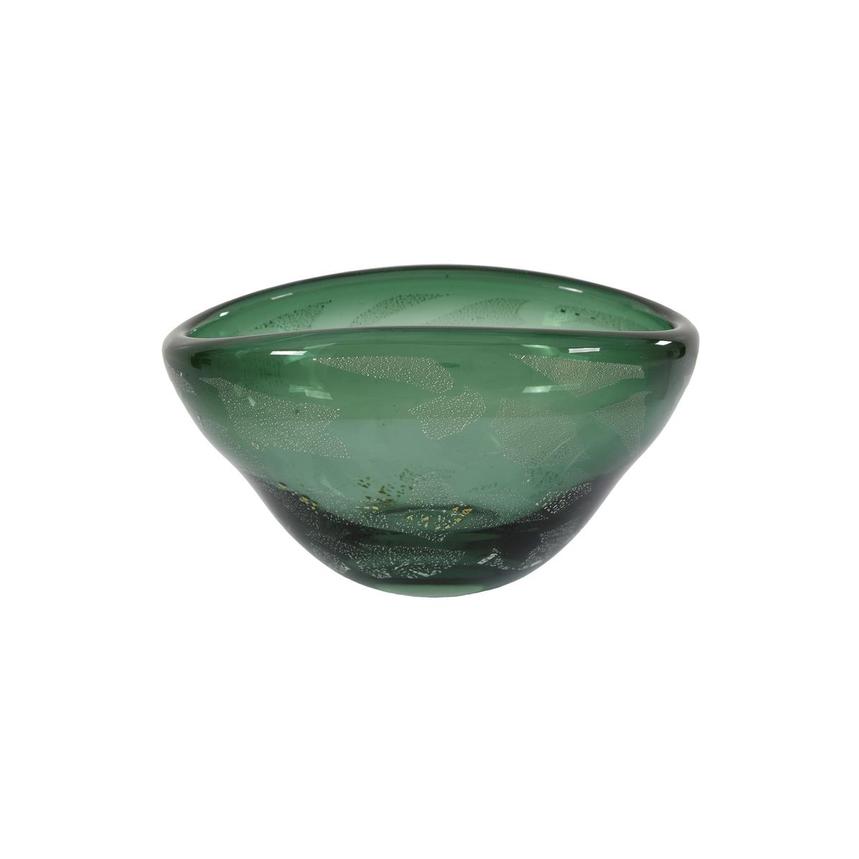Euphoria Green Glass Bowl  main image, 1 of 5 images.