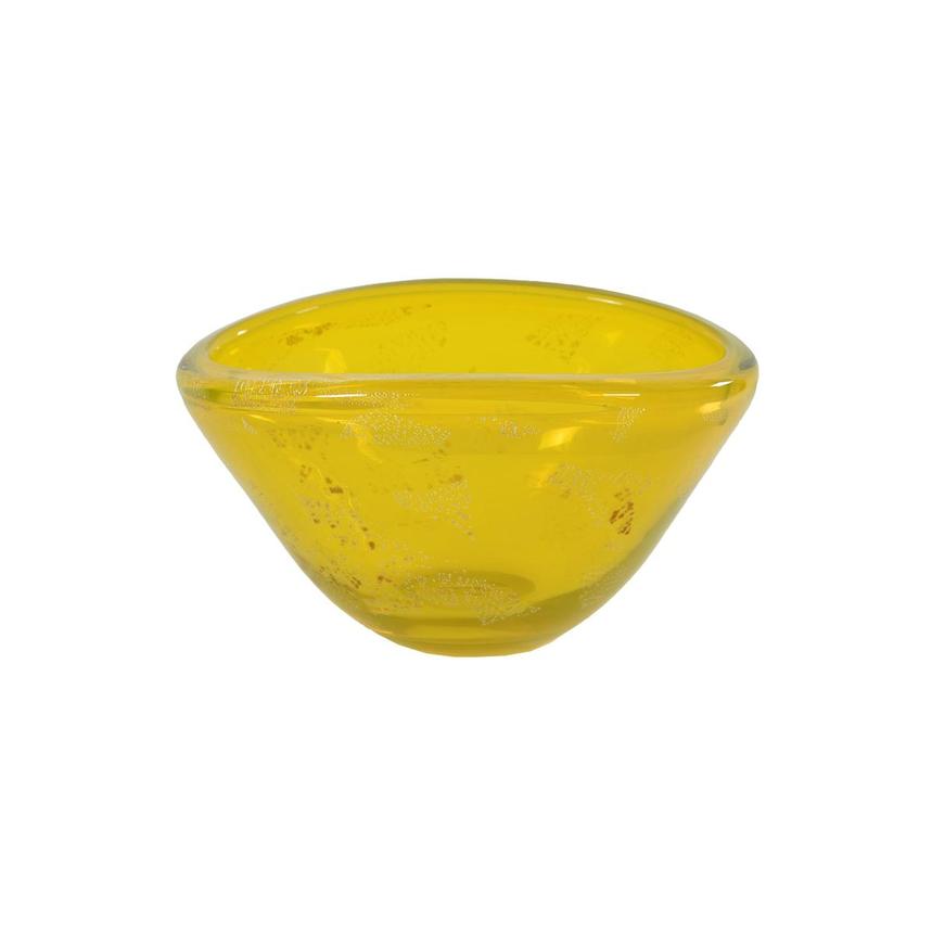 Euphoria Yellow Glass Bowl  main image, 1 of 5 images.