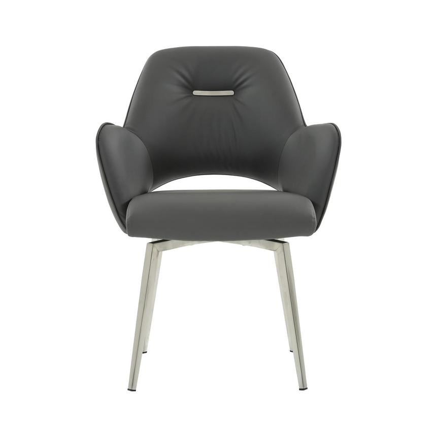 Finley Gray Swivel Side Chair  main image, 1 of 6 images.
